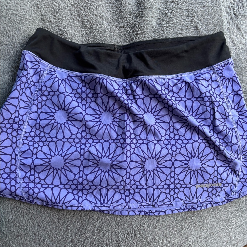 Set of 2 Patagonia Purple and Teal Skater Mini Skirt Athletic